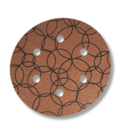 Velcro disc corindon, OXY, diametrul 150 mm, cu inserții de grafit