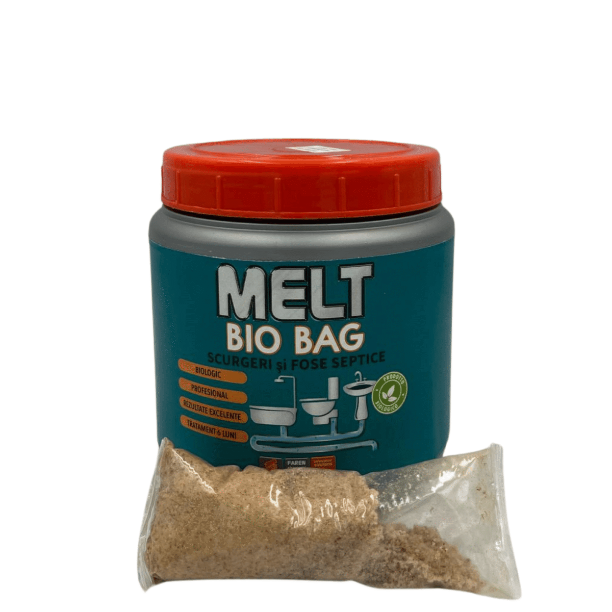 Tratament pentru țevi pulbere melt bio bag